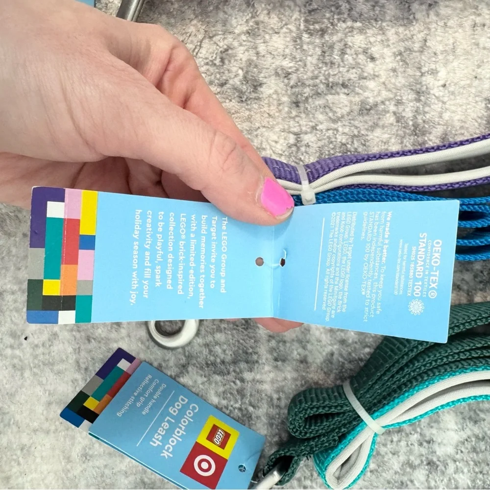 NWT LEGO X TARGET Colorful Dog Leashes - Various Colors